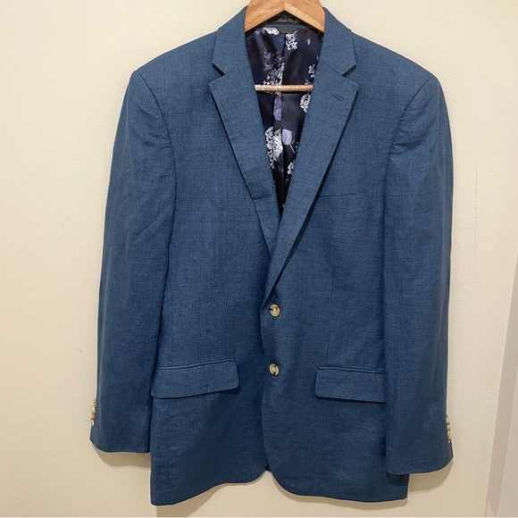 🎉 NEW LISTING Indochino Men's 100% Linen Blazer, Size 40R - Picture 1 of 8